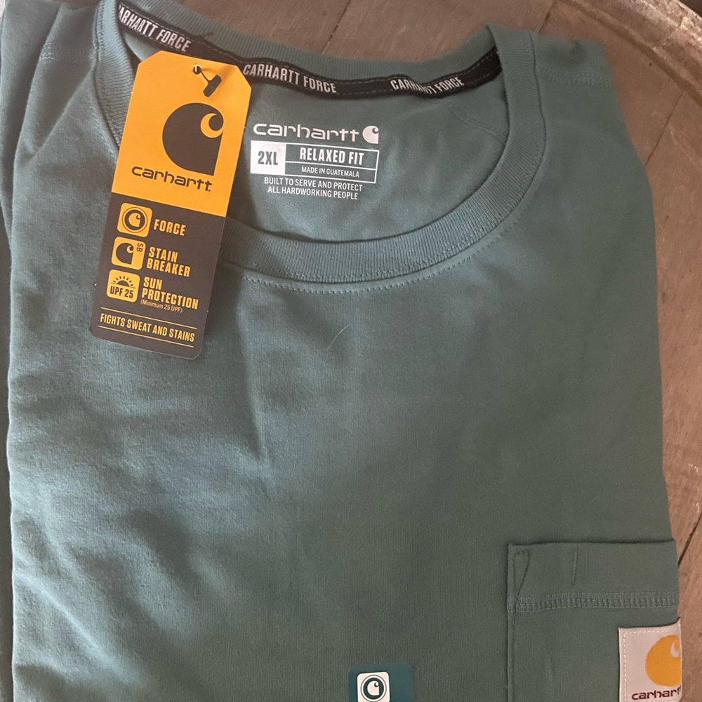Carhartt Men's Long Sleeve Tee - Green